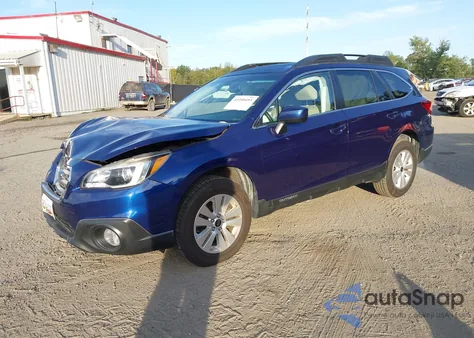 2017 Subaru Outback 2.5I Premium из США, поврежденный, VIN 4S4BSADC6H3233884